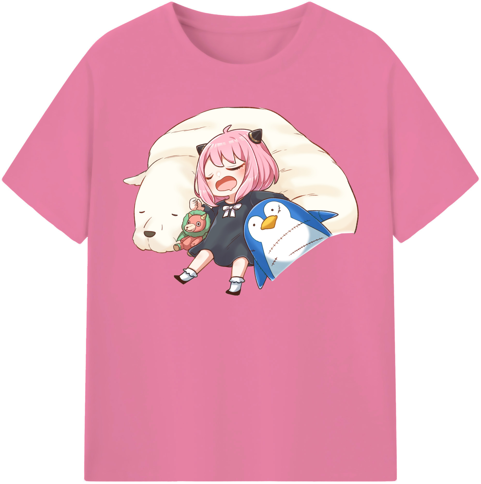 （画像用） SPY×FAMILY间谍家家酒 綿100％半袖Tシャツ（フロントプリント）